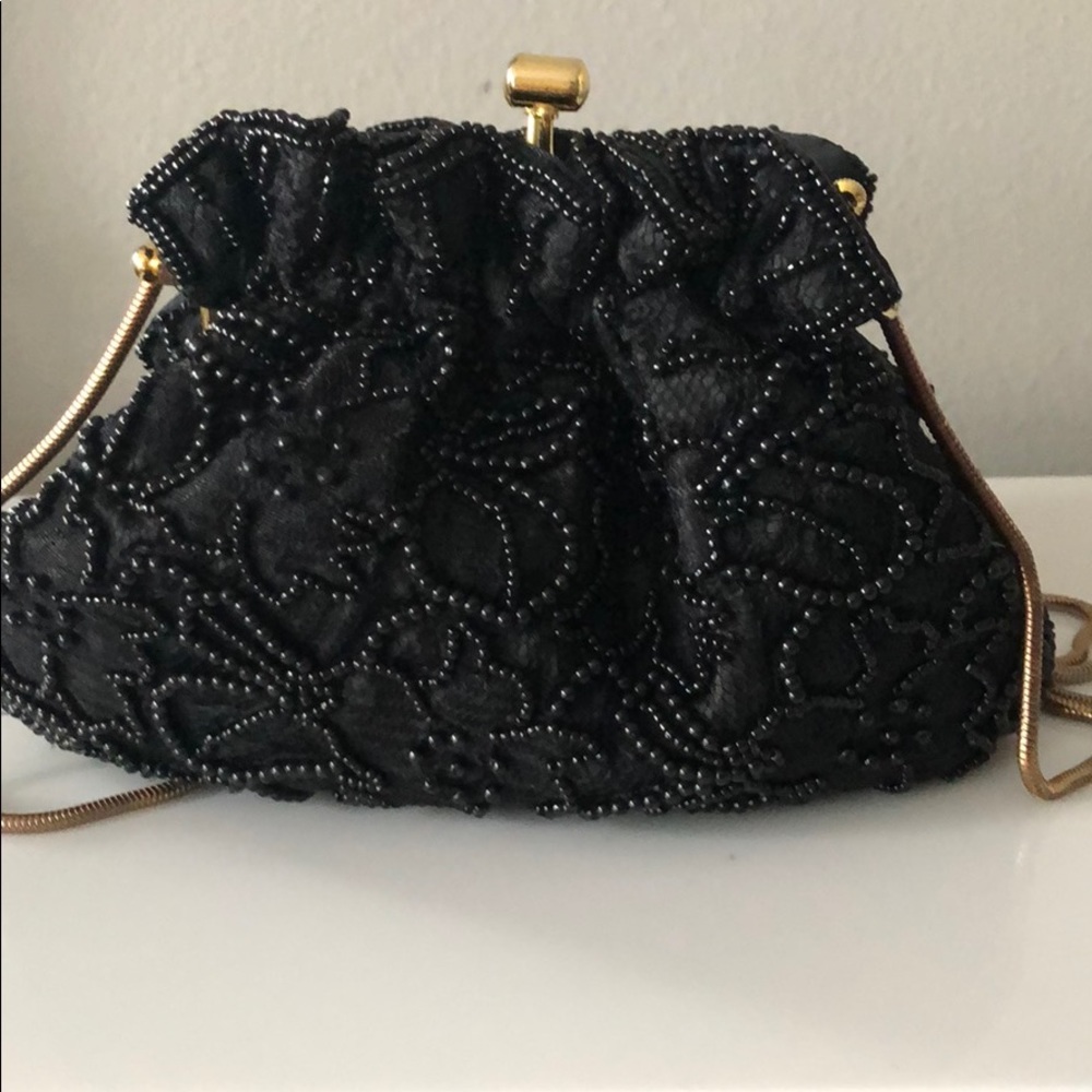 Vintage small beaded bag chain - Picture 2 of 7